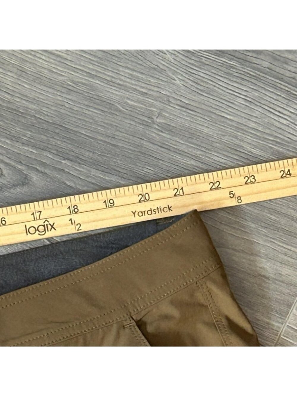 Eddie Bauer Pants Womens 22W Hazelnut Flexion Lined 2.0 Fleece Lined Straight - Picture 4 of 14